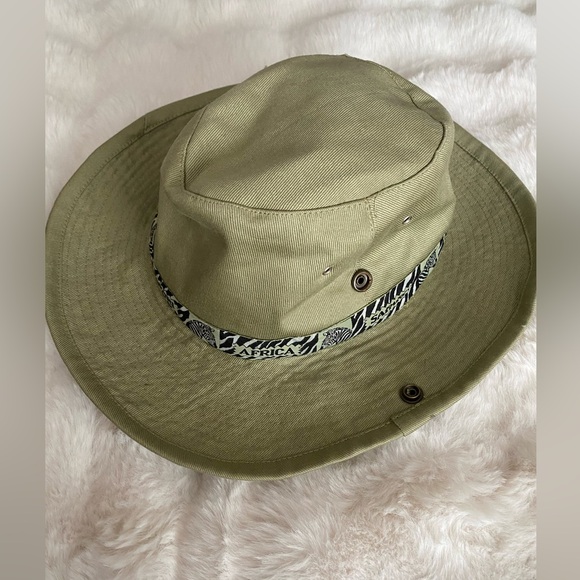 Safari Hat with Patterned Band - Picture 1 of 3